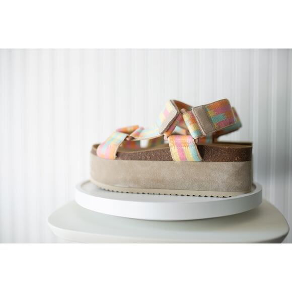 Anthropologie Intentionally Blank Zona Platform Sandals 40 NEW - Picture 5 of 6